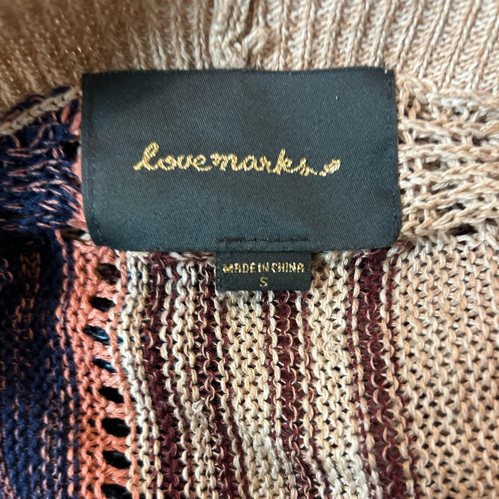 Crocheted Fringe Boho Open Front Duster/Cardigan … - image 2